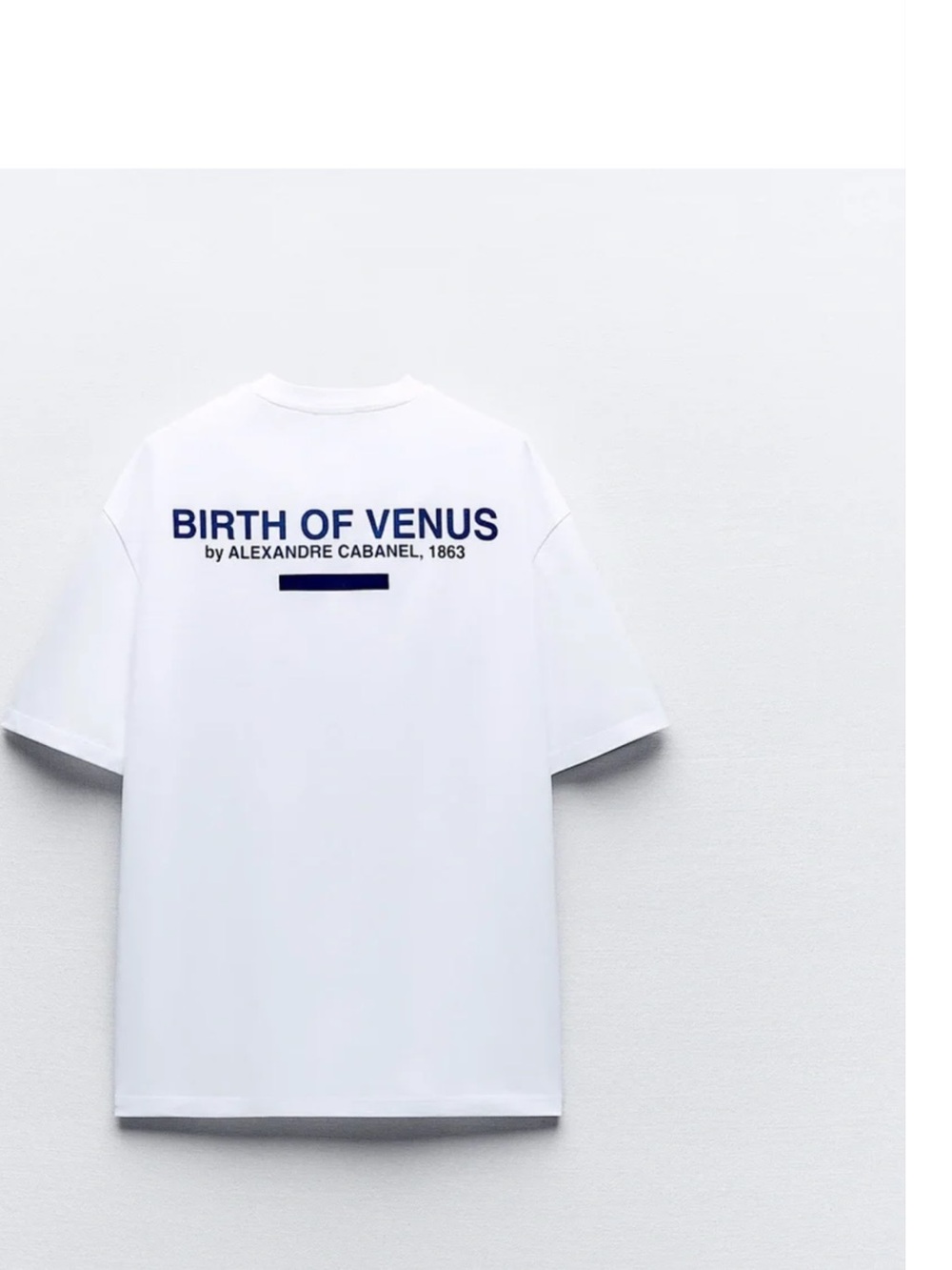 Zara Alexandre Cabanel “Birth of Venus”Graphic Art Print Oversized Tee, M - Picture 2 of 8